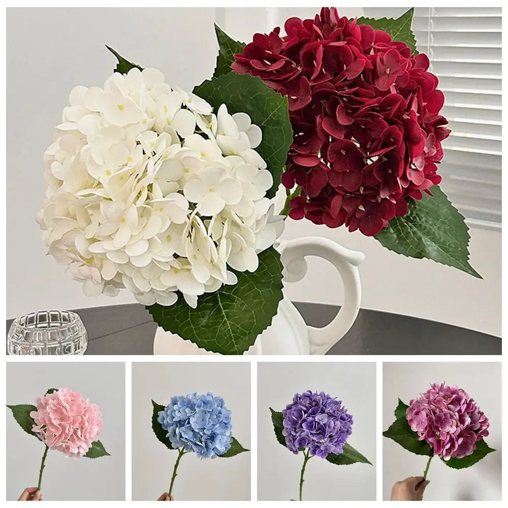 3D Silk Hydrangea Artificial Flowers – Wedding & Home Decor Artificial Flower Nixie