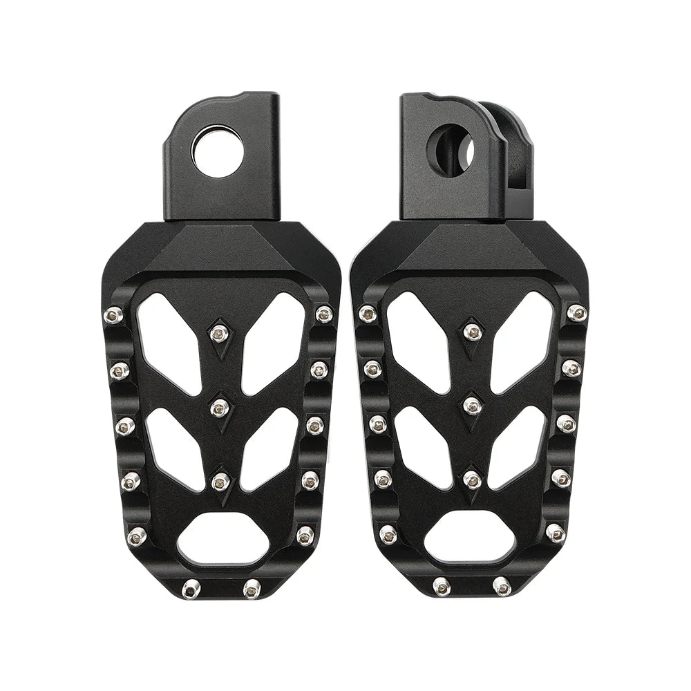 CFMOTO 450MT 800MT-X CNC Aluminum Wide Foot Pegs Anti-Slip Motorcycle Foot Pegs Nixie black