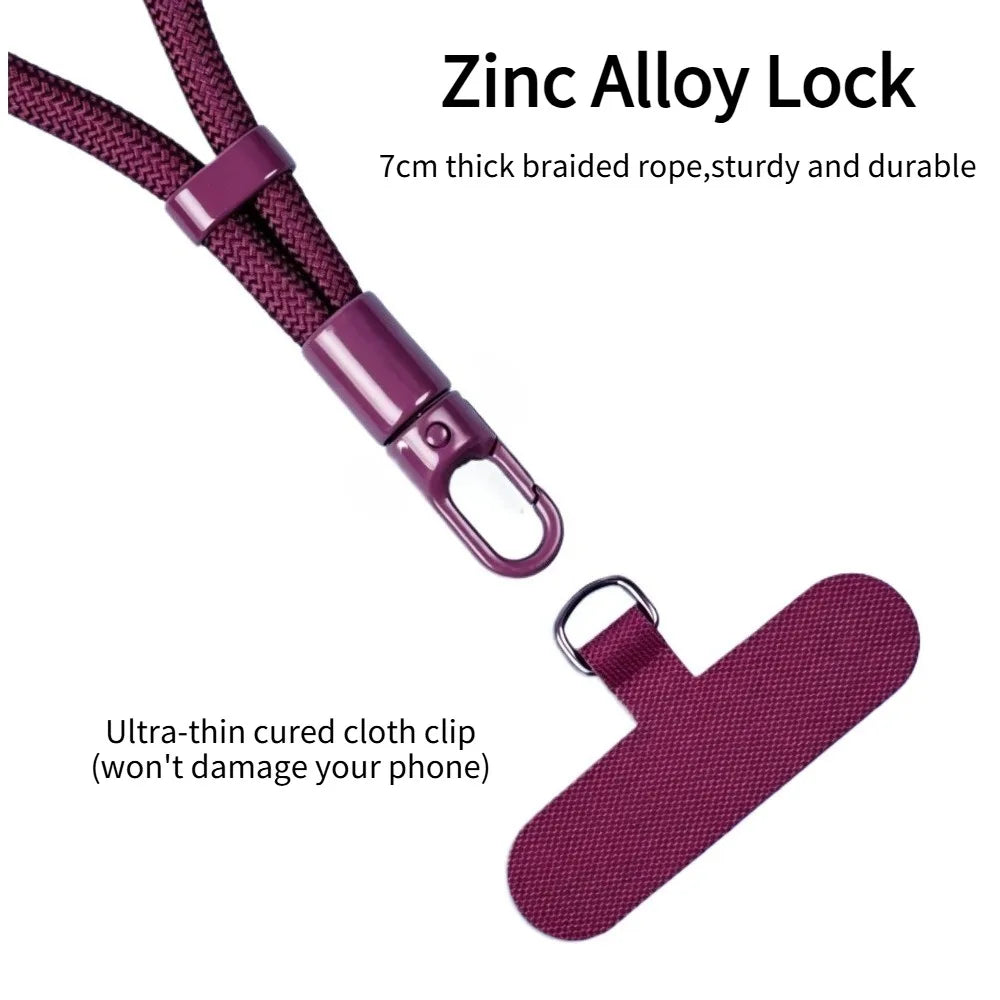 Anti-Drop Phone Wrist Strap – Adjustable Self-Locking Lanyard