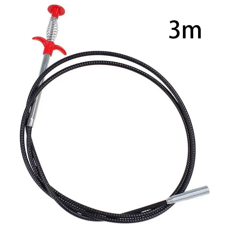Flexible Alloy Drain Unclogger Tool – Car & Pipe Cleaner Drain Cleaning Tool Nixie 3m E