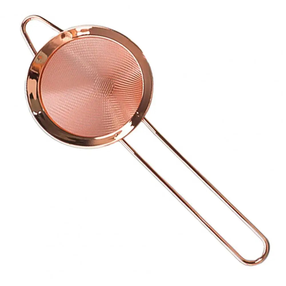 Fine Mesh Stainless Steel Kitchen Strainer with Handle
