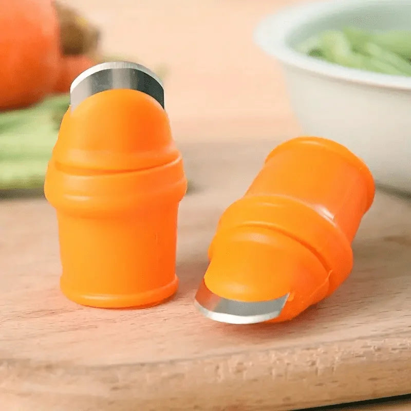 Silicone Finger Guard & Thumb Knife – Safe Kitchen Cutting Tool Kitchen Finger Guard Nixie