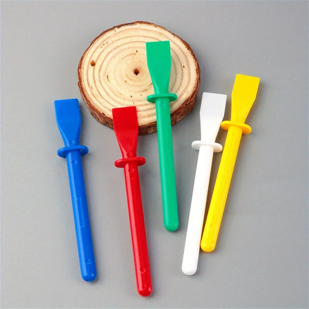5/10pcs PP Leather Glue Spreader Brush – DIY Leathercraft Tool