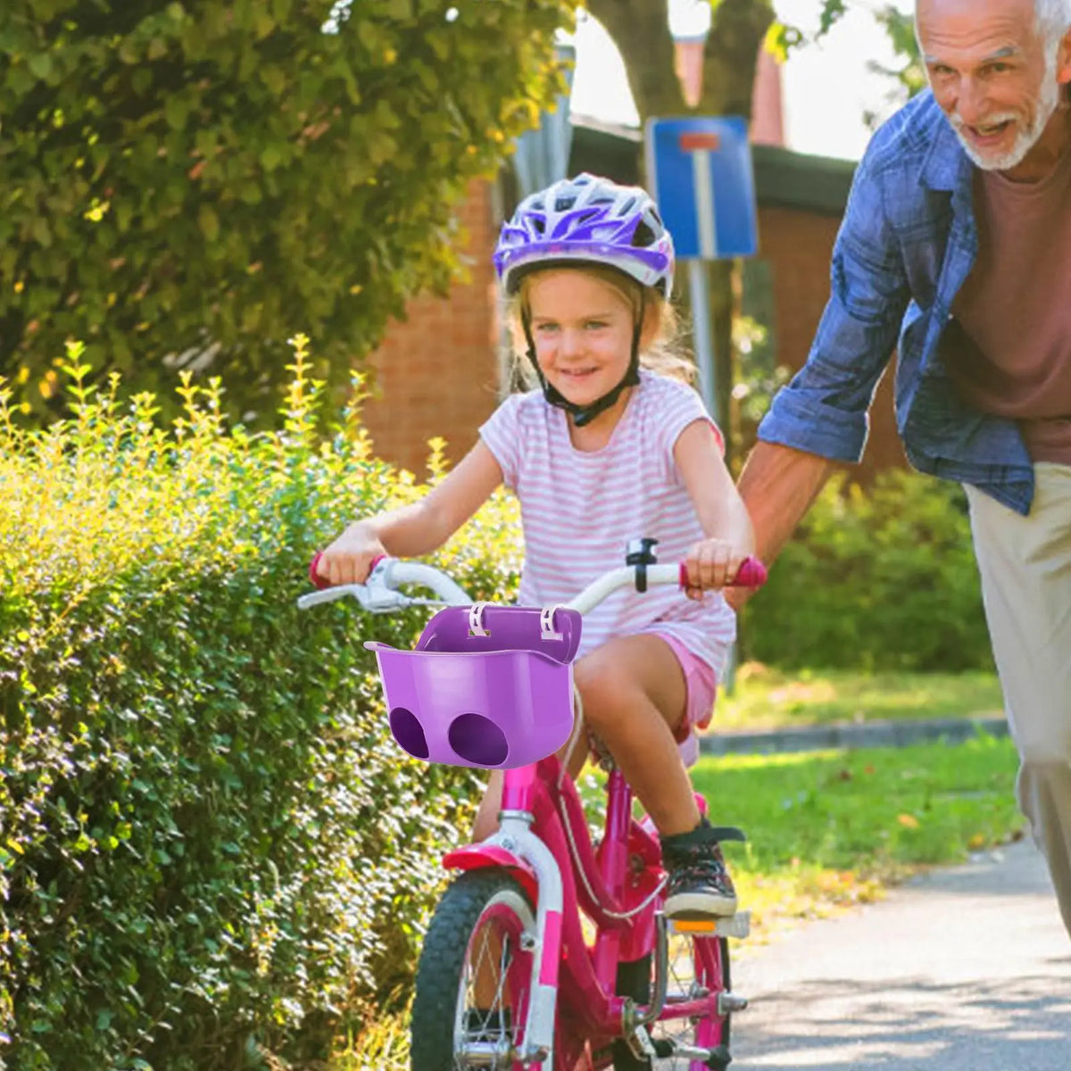 Doll Bicycle Seat Basket for Balance Bikes & Tricycles Doll Bike Seat Nixie