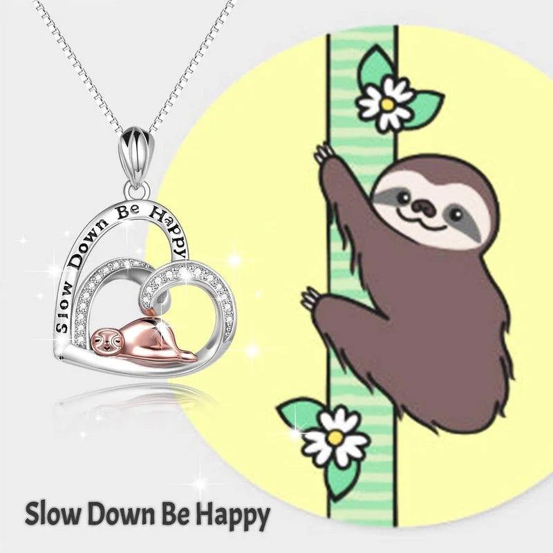 Glass Vintage Animal Pendant Necklace – Mood Tracker Women