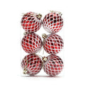 6-Pack 6cm Painted Plastic Christmas Ball Ornaments | Xmas Décor Christmas Ornaments Nixie 4