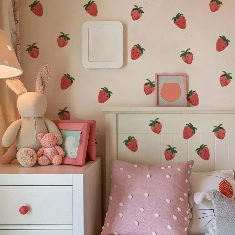 Cute Waterproof Berry Wall Stickers – Minimalist Home Decals Wall Decal Stickers Nixie