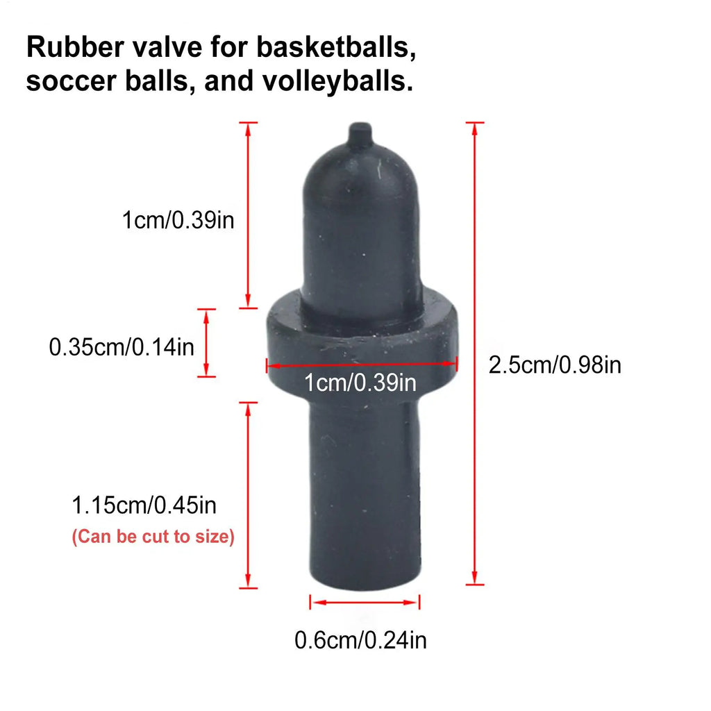 5-Pack Rubber Ball Valve Replacement Inflation Nozzle – Universal Fit Ball Valve Repair Kit Nixie