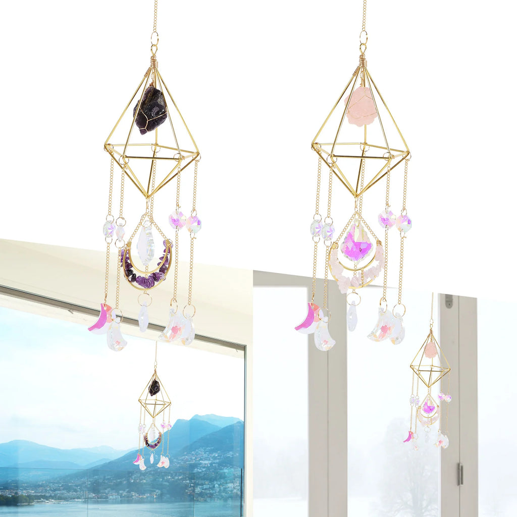 Hanging Crystal Suncatcher for Window & Garden Décor Crystal Suncatcher Nixie
