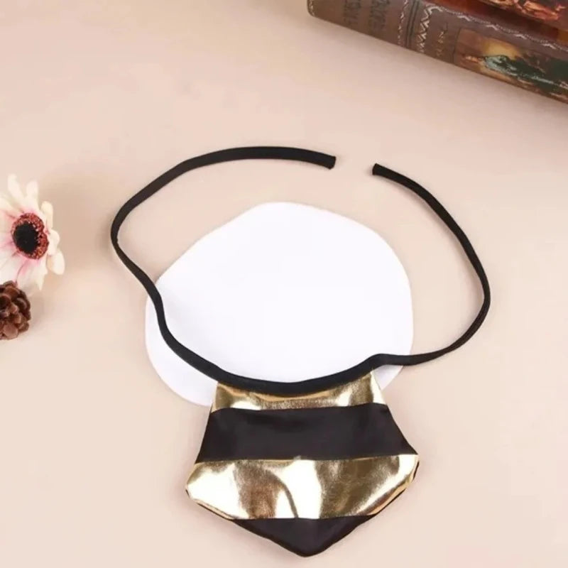 Pet Egyptian Pharaoh Hat with Bib – Halloween Cosplay Costume Pet Costume Hat Nixie
