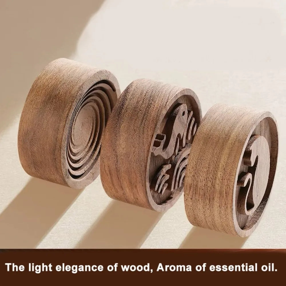 Wooden Essential Oil Diffuser – Natural Aromatherapy Decor Essential Oil Diffuser Nixie