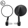 KEMITOUR Bar End Mirrors Universal 7/8" Motorcycle Handlebars Motorcycle Bar End Mirrors Nixie Round