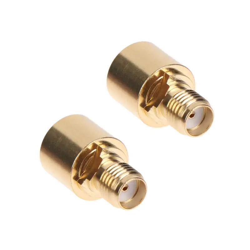 SMA Male to Female RF Coaxial Adapter DC-12GHz 50Ω RF Coaxial Adapter Nixie 2Pcs