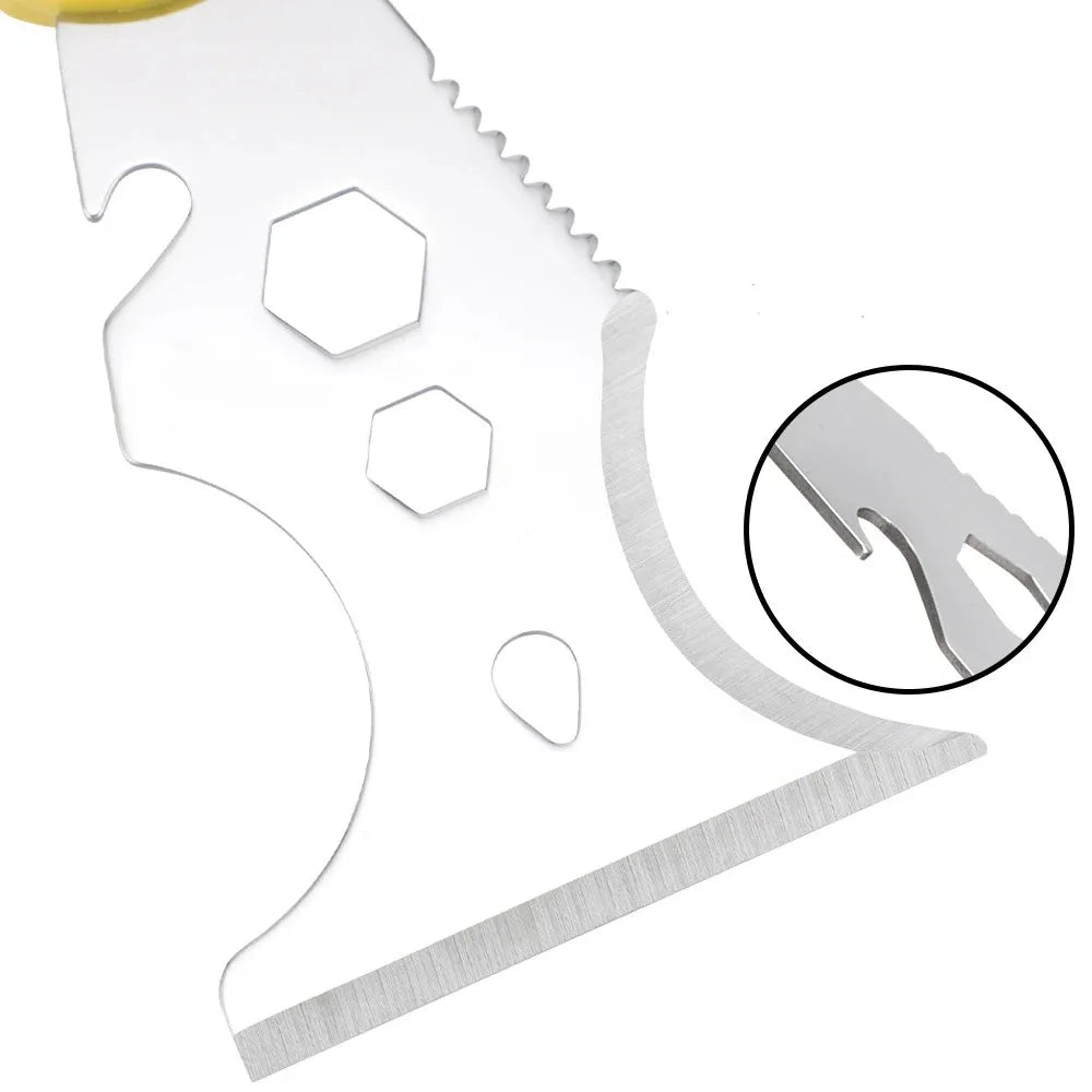 15-in-1 Putty Knife & Paint Scraper – Stainless Steel DIY Multi-Use Putty Knife Nixie
