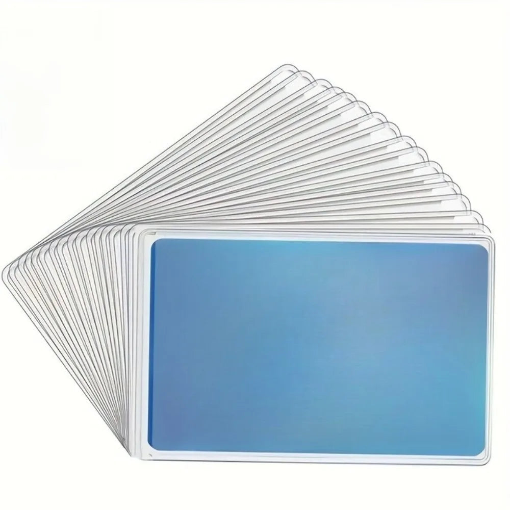 10PCS PVC Card Protectors for Credit, ID & Medical Cards Card Protector Sleeves Nixie