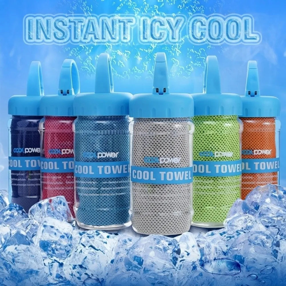 Cooling Towel UPF 50 Quick-Dry Microfiber Sports Towel 100×30cm Cooling Sports Towel Nixie