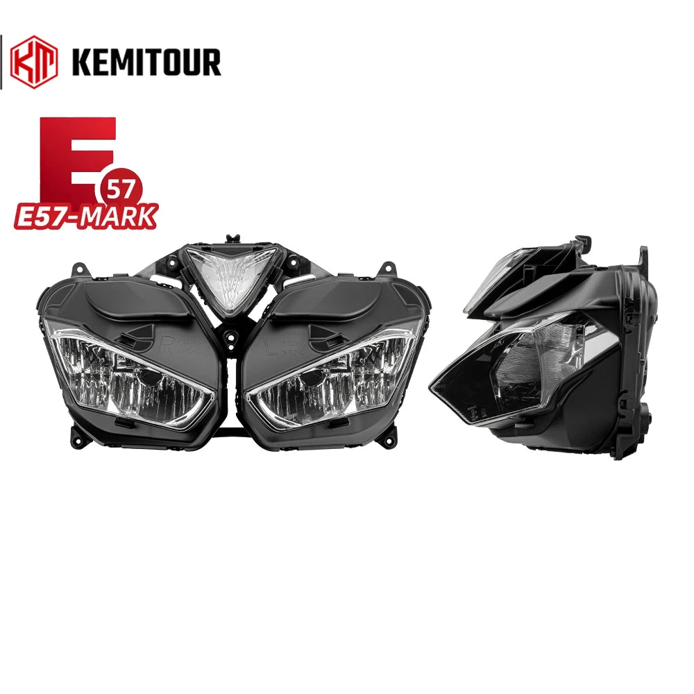 E-MARK LED Headlight Assembly – Yamaha YZF-R3 R25 2015-2018 Motorcycle Headlight Assembly Nixie