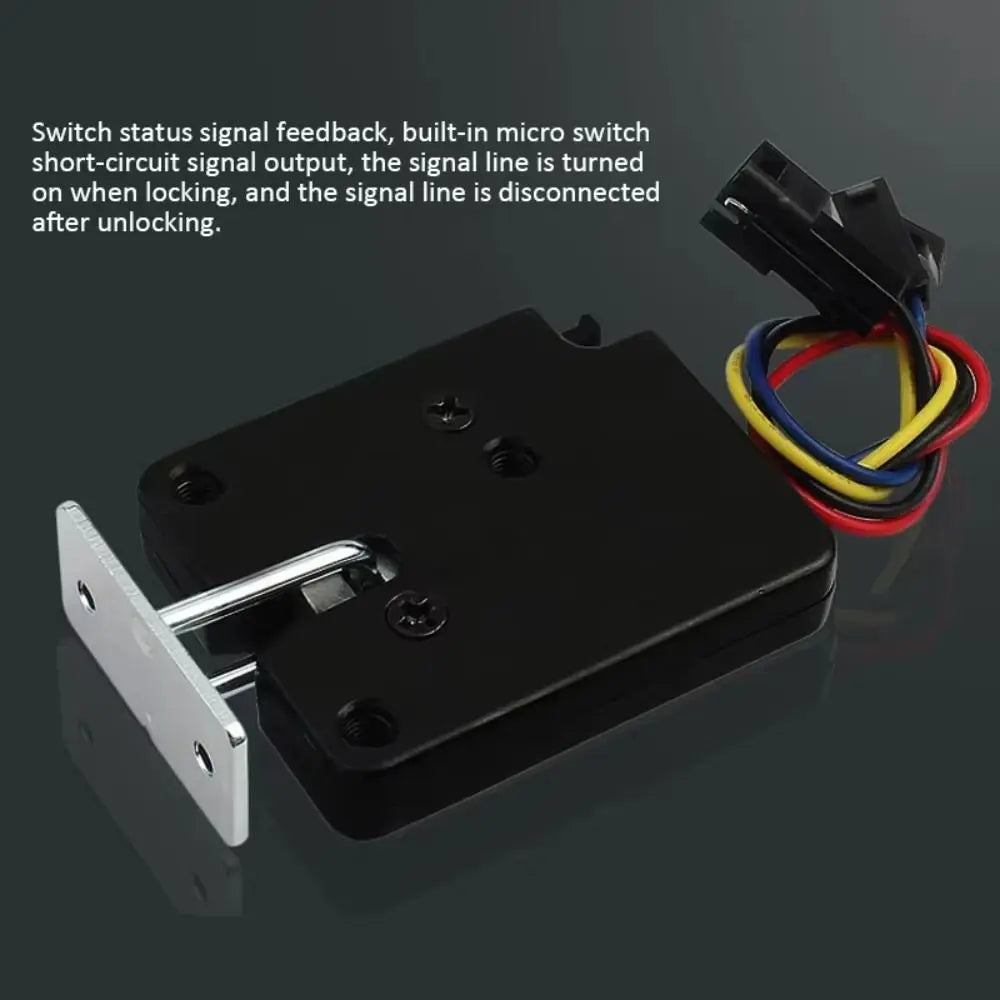 Mini DC 3V–24V Solenoid Electric Lock 50KG Cabinet Drawer