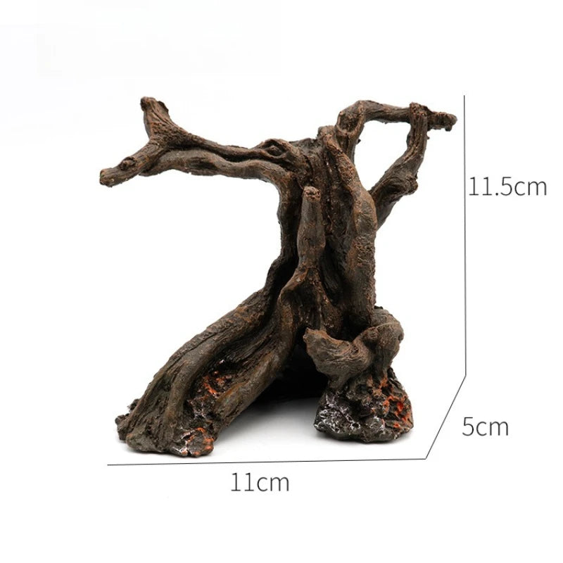 Resin Tree Root Aquarium Decoration | Fish Tank Ornament Aquarium Decoration Nixie A