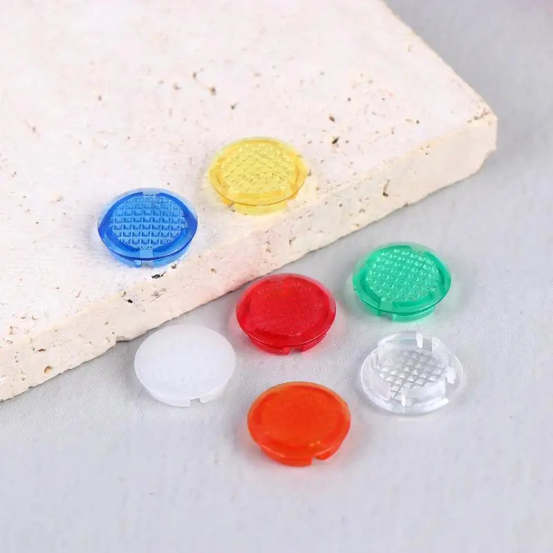 10Pcs LC11-5 LED Light Guide Caps 11mm Lampshades – 7 Colors LED Light Guide Cap Nixie
