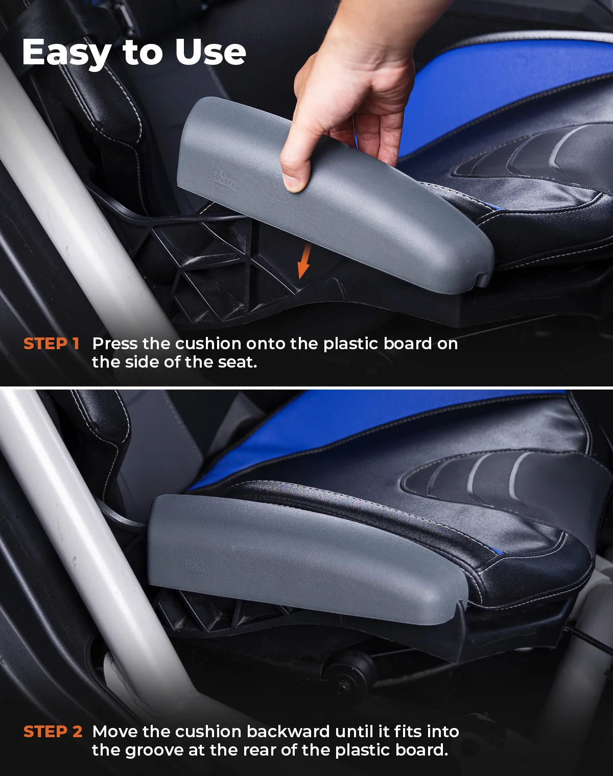 PU Foam Seat Side Pad for Can-Am Maverick X3 R MAX | KEMITOUR UTV Seat Side Pad Nixie