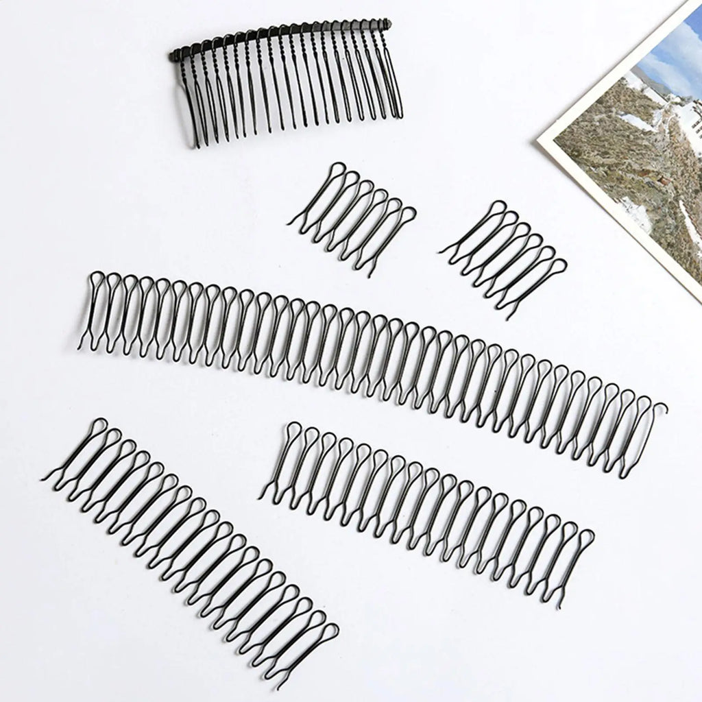 Women's Invisible Bangs Hair Clip – Bendable U-Shape Comb Hair Clip Comb Nixie