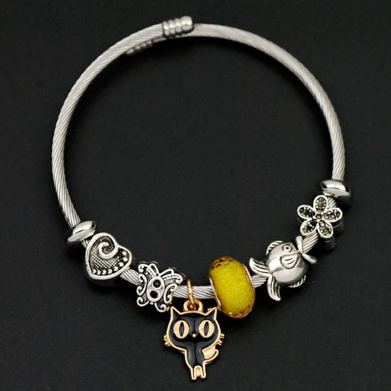 Crystal Butterfly Bracelet for Women – Stainless Steel Fashion Bracelet Nixie