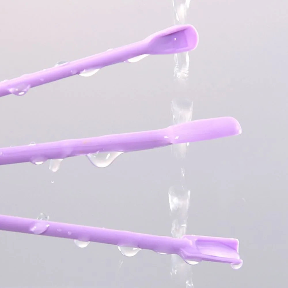 3-Piece Silicone Spatula Set – Cosmetic Bottle Scraper & Scoop