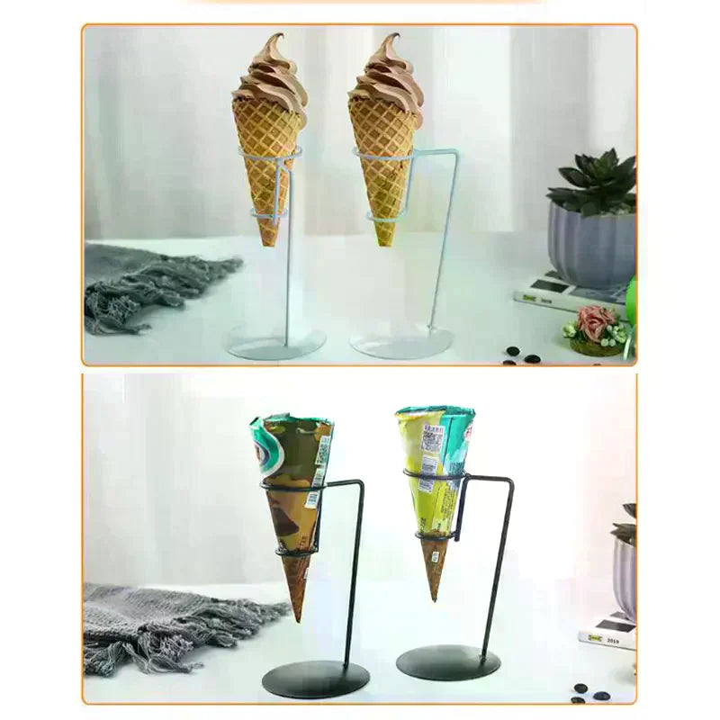 Ice Cream Cone Holder Display Stand | Party & Event Organizer Cone Display Stand Nixie