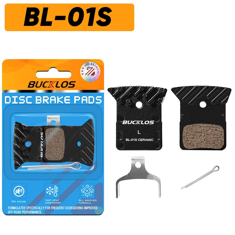 BUCKLOS Ceramic MTB & Road Bike Disc Brake Pads – Shimano Fit Disc Brake Pads Nixie BL-01S 1Pair