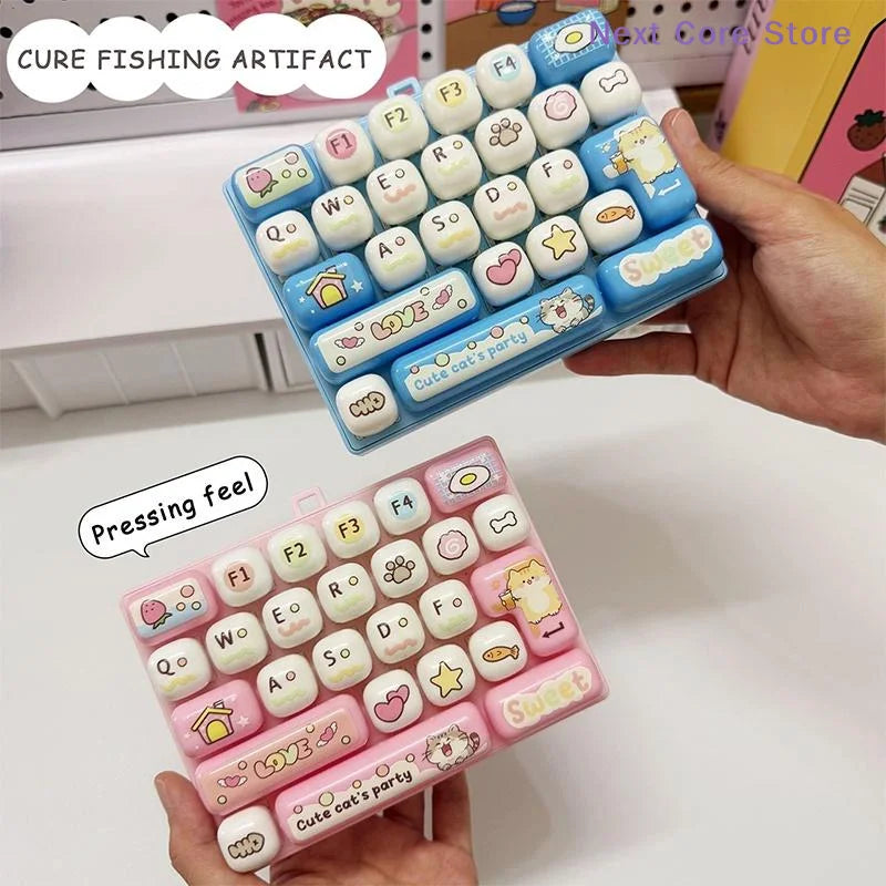 26-Key Mini Keyboard Fidget Toy – Cute Desk Decoration Gift Fidget Toy Nixie