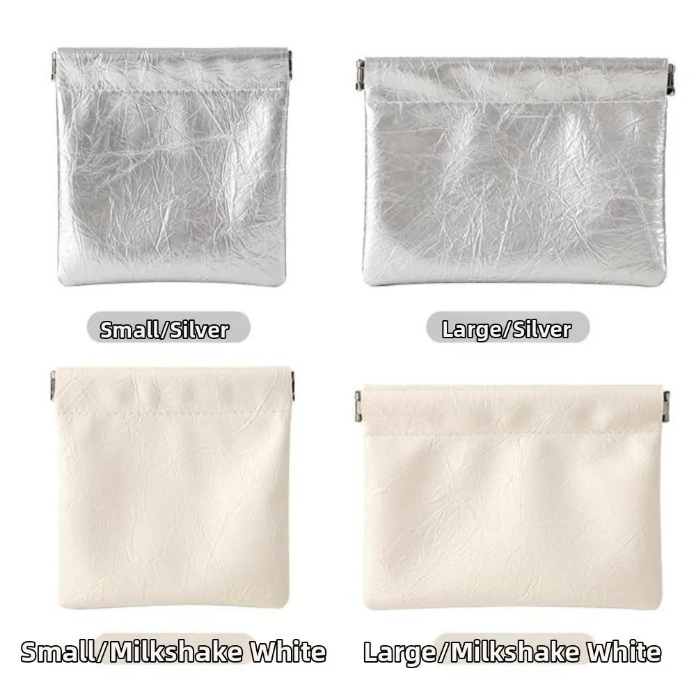 Waterproof PU Leather Coin Purse – Auto-Closure Mini Bag Coin Purse Nixie