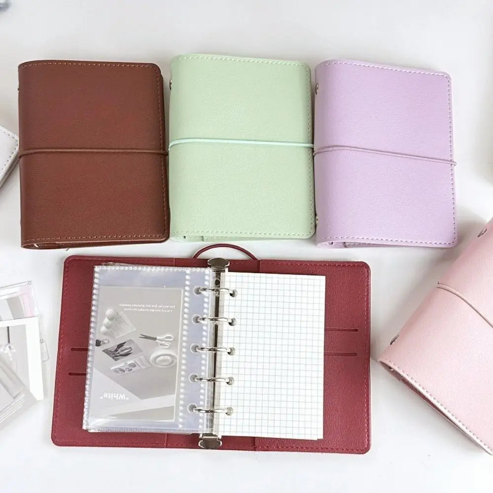 M5 Mini 5-Ring Loose-Leaf Binder Notebook – Faux Leather
