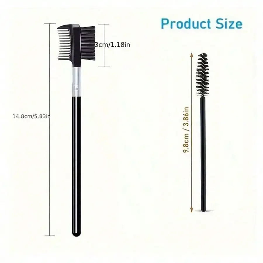 11-in-1 Eyelash Curler Kit with Comb & 4 Silicone Refill Pads