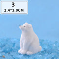 Polar Bear Resin Figurine – Micro Landscape & Fairy Garden Miniature