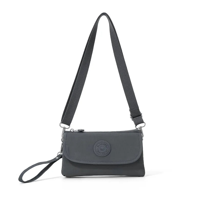 Nixie Waterproof Nylon Crossbody Bag – Large Capacity Satchel Crossbody Bag Nixie