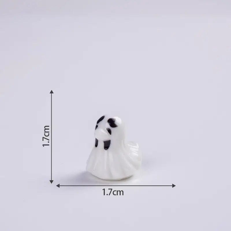 10Pcs Mini Halloween Resin Duck Figurines – Pumpkin & Ghost Halloween Figurines Nixie A5 10PCS