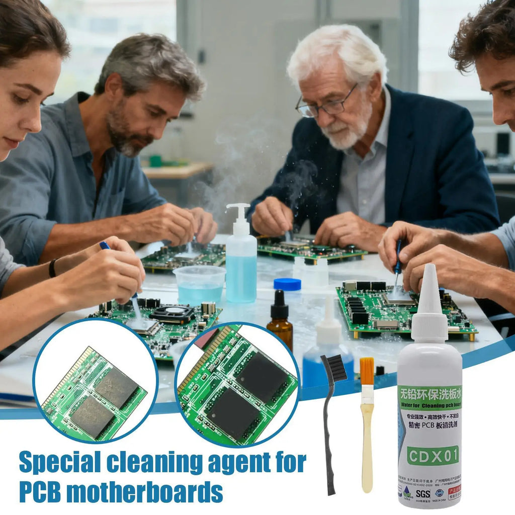PCB Motherboard Cleaner Liquid 100/250ml – Fast-Dry Electronics Cleaner