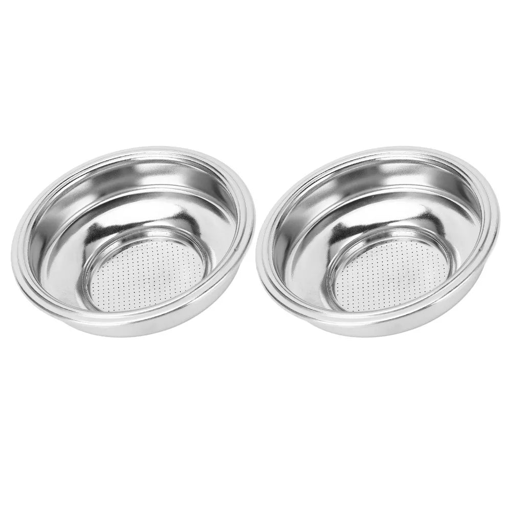 2-Pack 58mm Double Layer Espresso Filter Basket | Single Dose