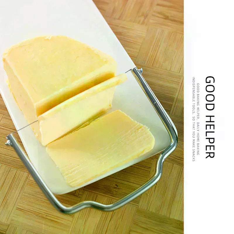 Wire Cheese & Butter Slicer – Stainless Steel Kitchen Tool Wire Cheese Slicer Nixie