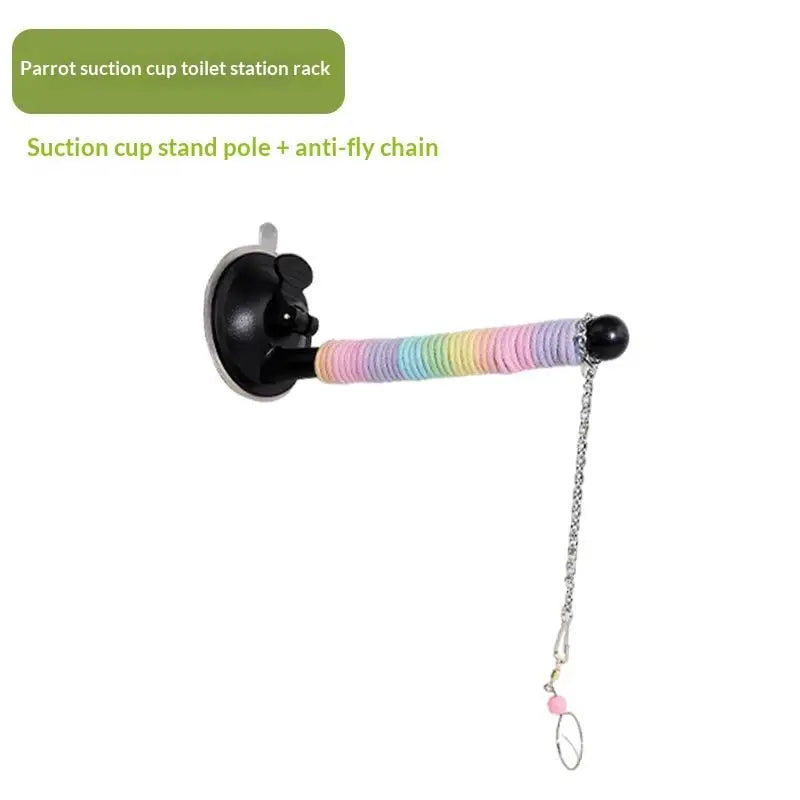 Colorful Parrot Swing Hammock Cage Toy for Cockatiels & Budgies Bird Cage Toy Nixie A2