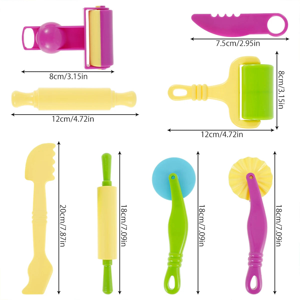 Kids Play Dough Tool Kit – Animal Molds, Cutters & Rolling Pins Kids Clay Tool Kit Nixie