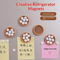 3D Steamed Bun Fridge Magnets – Cute Food Kitchen Decor Set Decorative Fridge Magnet Nixie Default Title