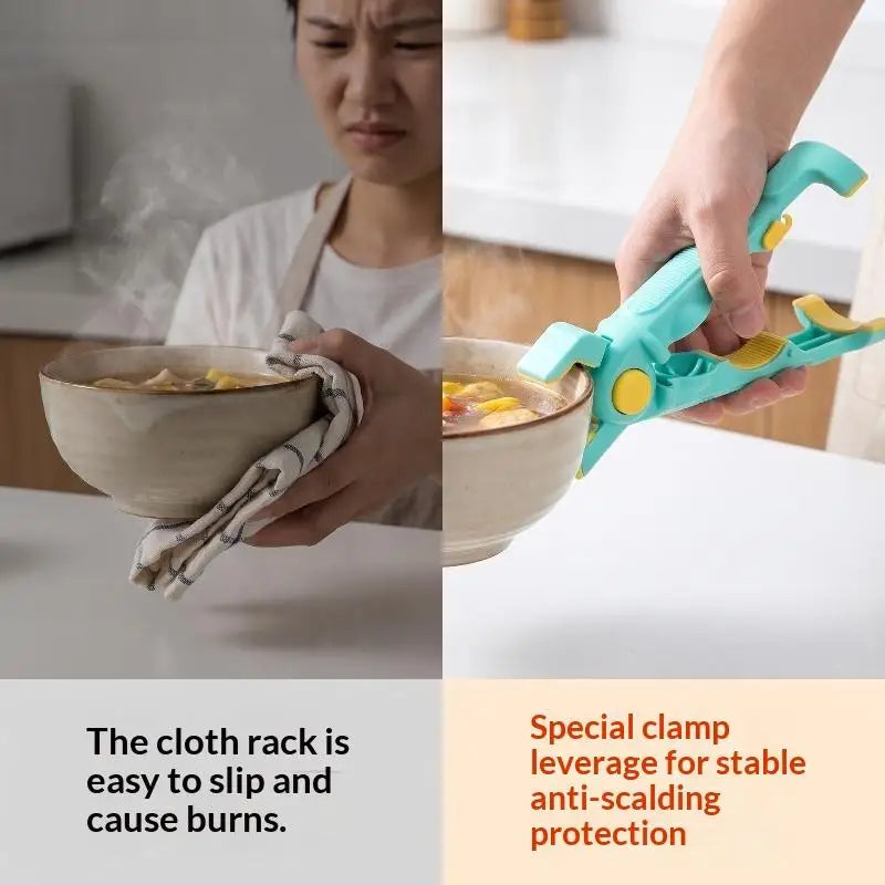 4-in-1 Heat Resistant Bowl Plate Gripper | Kitchen Clip Tool Kitchen Gripper Clip Nixie