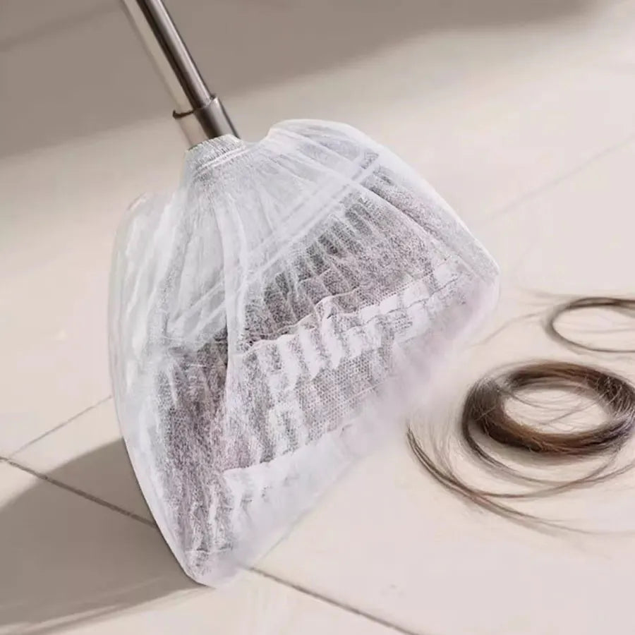100pcs Disposable Non-Woven Broom Covers – Hair & Dust Trap Disposable Broom Cover Nixie