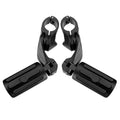 Motorcycle Highway Pegs 1.25" Engine Guard Bar Footpegs – Touring Motorcycle Highway Pegs Nixie Black