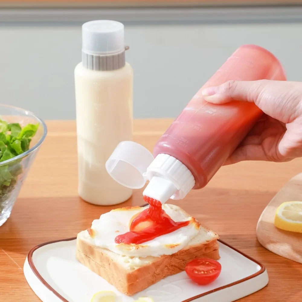 350ml 5-Hole Condiment Squeeze Bottle – Sauce Dispenser