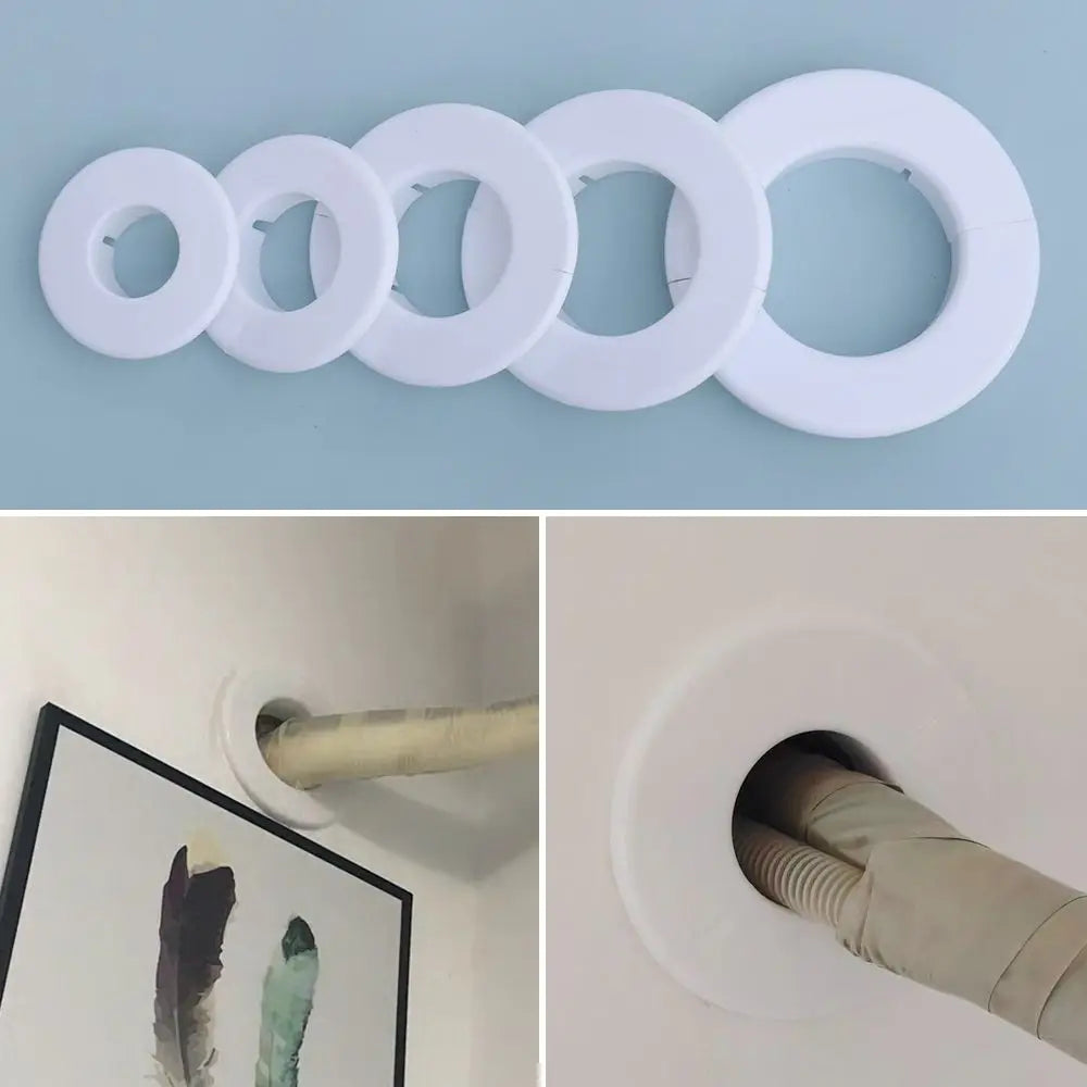 Chrome Pipe Wall Flange Cover – Faucet Decorative Escutcheon