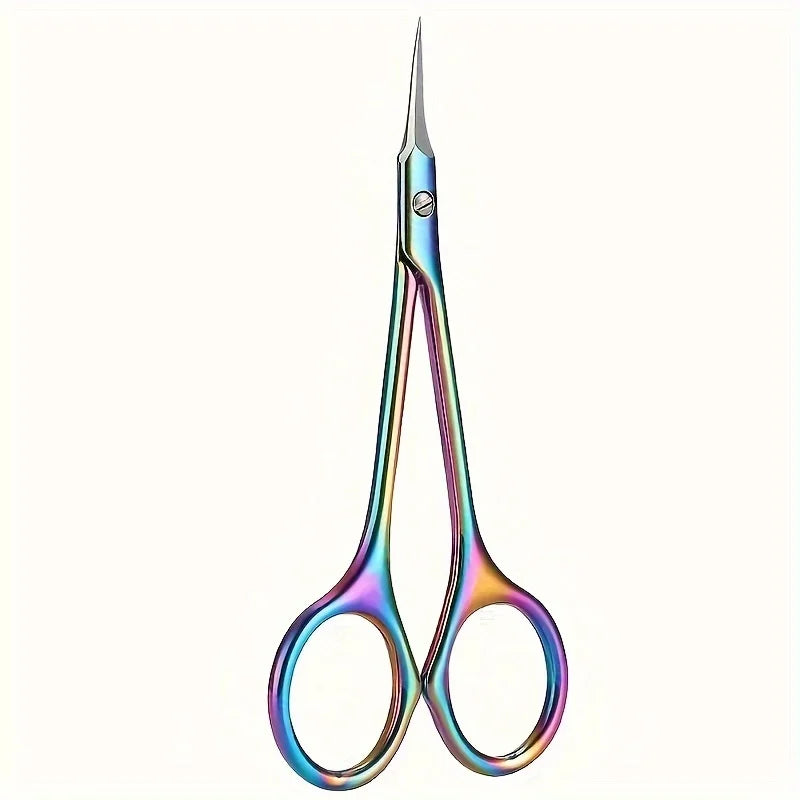 Stainless Steel Cuticle Scissors – Nail & Dead Skin Care Tool Cuticle Scissors Nixie Colorful