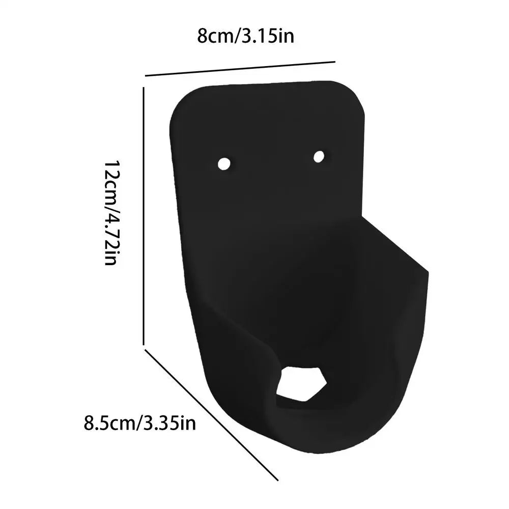 Wall Mount Garden Hose Nozzle Bracket & Hook with Screws Garden Hose Bracket Nixie Black